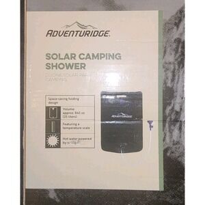 NEW Adventuridge 6.6 gallon Hanging Solar Camp Shower Bag Pouch Camping Outdoors